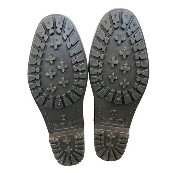 Lauren Ralph Lauren Rossalyn II Plaid Rain Boots Red Brown Tartan Check Size 9B - Picture 6 of 6